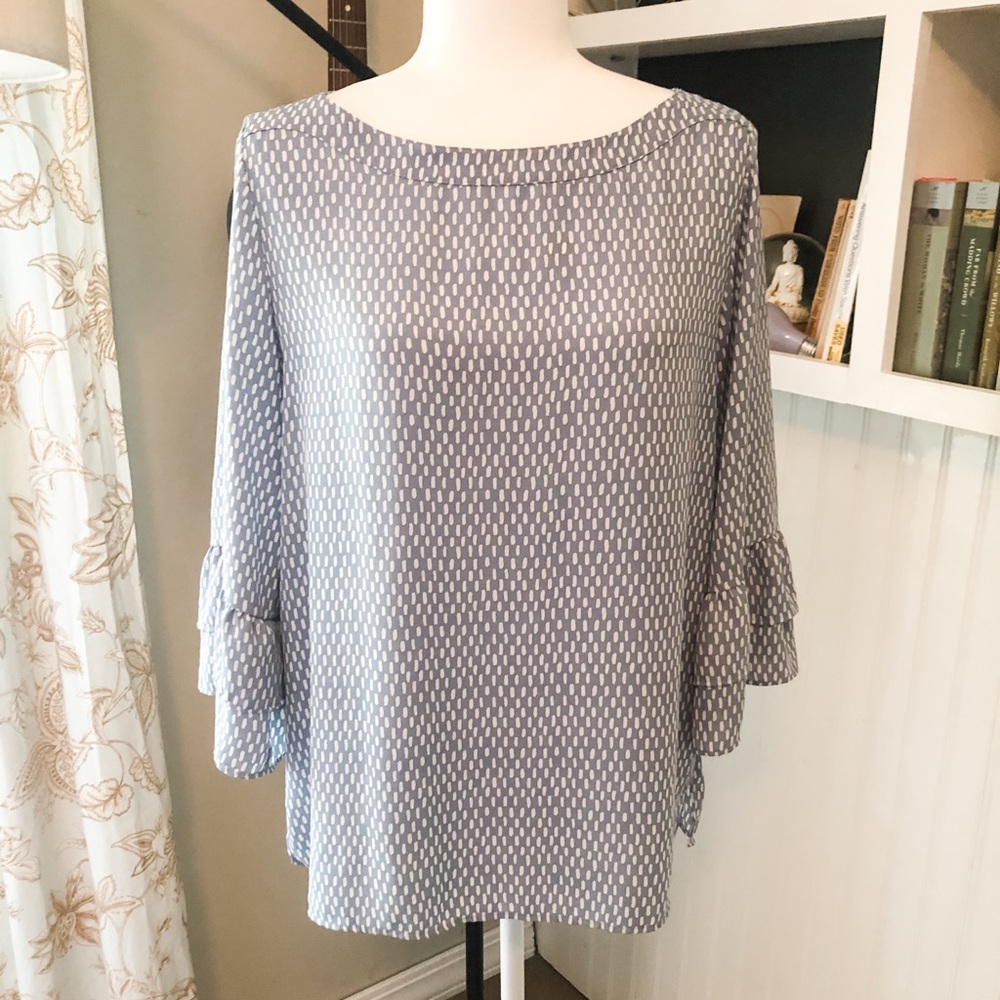 Loft Outlet Ruffle Sleeve Blouse